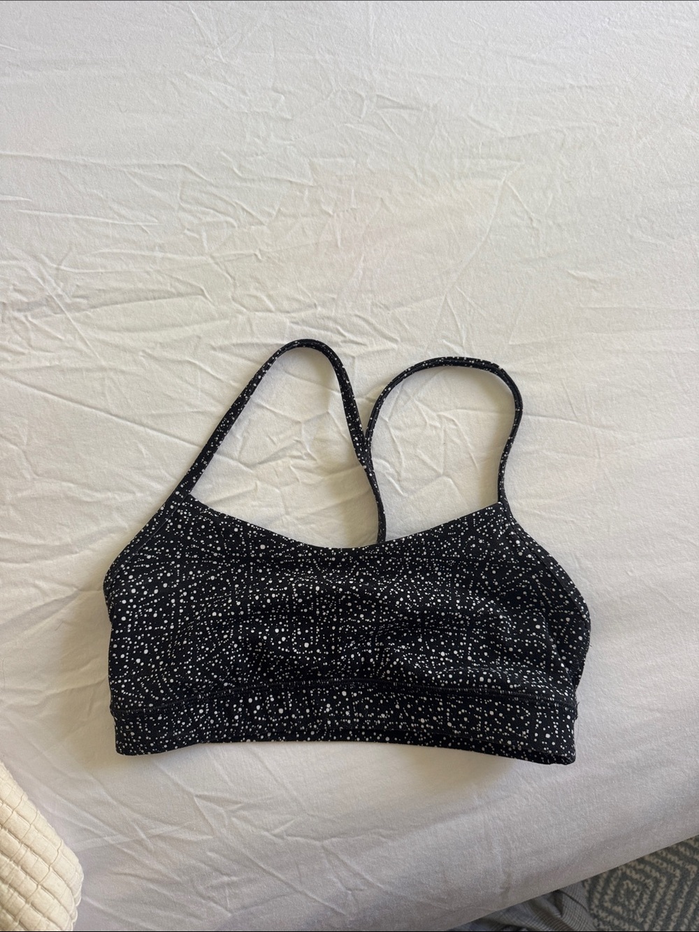 lululemon athletica Black Speckle Fitness Bralette